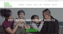 Desktop Screenshot of immigrantjustice.org